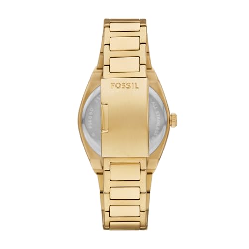 Image of Fossil Men's Everett Quartz Stainless Steel Watch, Three-Hand Watch for Men