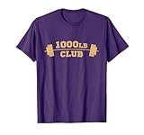 1000lb Club Weightlifting T-Shirt - Strong Powerlifting Tee T-Shirt