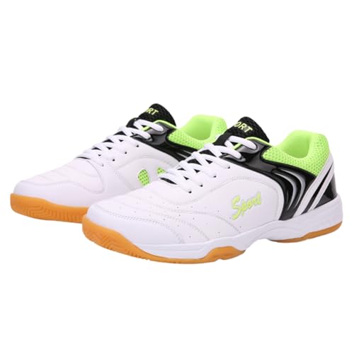 Viaoragiosa Zapatos De Tenis De Mesa,Zapatillas De Tenis De Mesa Hombre,Zapatos De BáDminton Hombre,Antideslizantes Ligeras,Entrenamiento Exterior Interior,para Pistas Interiores Y Exteriores
