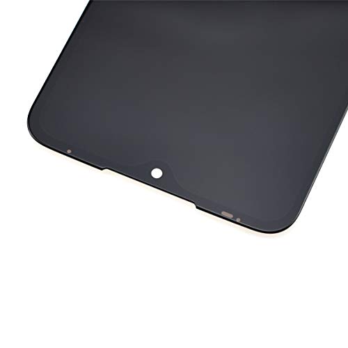 Image of Black Display LCD Touch Digitizer Screen with Adhesive Replacement for Motorola One Macro