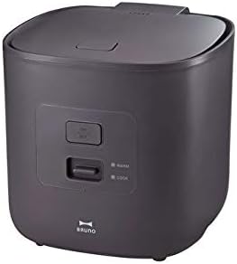 Amazon Bruno ブルーノ 炊飯器 3合 ひとり暮らし用 一人暮らし ブラック Black 黒 1人 2人 用 小型 ひとり暮らし にも 父の日 プレゼント ギフト 贈り物 Boe071bk Bruno 炊飯器