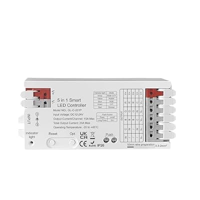 3.0 Pro+ LED Light Strip Controller 5-in-1 12V 24V RGBCCT RGBW RGB CCT Dimmer LED Controller LED Dimmer