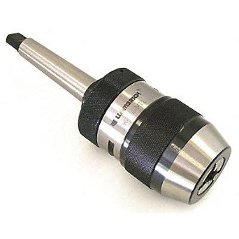 Drill Chuck, Keyless, Steel, 0.630 in, R8