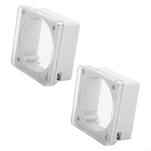 Transparent Plastic Weather Resistant Timer Enclosure for CN101 CN102 L701 L702, Microcomputer Switch Panel Mount Protective Cover, Outdoor Rated Timer Protection(2PCS)