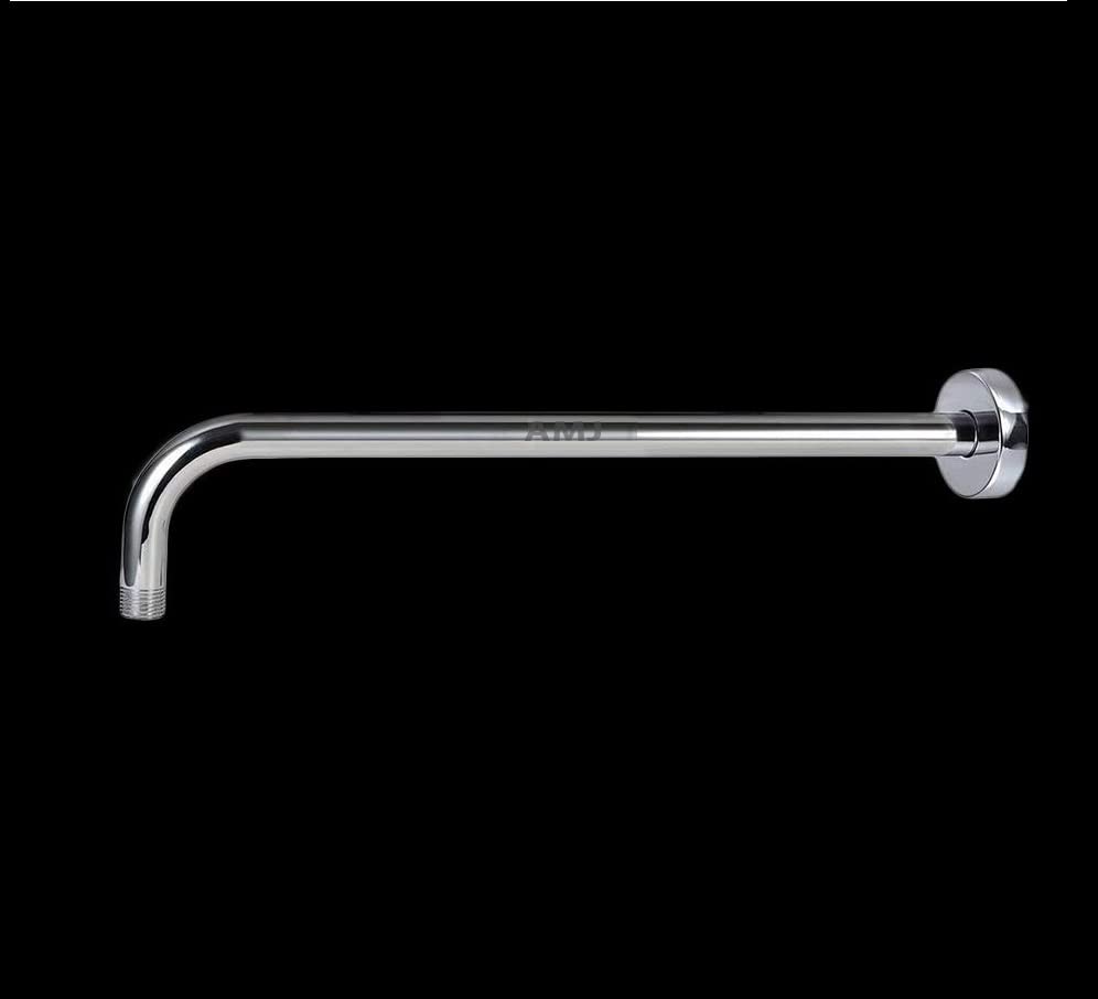 AMJ® Heavy Premium Stainless Steel Round Shower Arm with Wall Flange (24inch) (B09S6L1ZBQ) Amazon Price History, Amazon Price Tracker