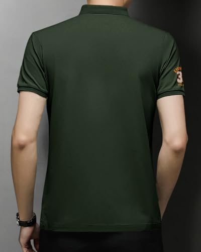 Image of Noble Monk Men's Cotton Blend Regular Fit Polo T-Shirt