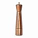 DeroTeno Macina Pepe, Macinapepe Regolabile in Acciaio Inossidabile, Legno di Acacia, Altezza 27 cm, Diametro Inferiore: 6 cm, Diametro Superiore: 5.5 cm (il Vassoio NON é incluso)