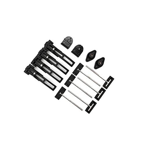 Hewsupai Replacement Parts Of Latches And Clamps For Folding Hard Truck Tonneau Covers Including Diamond Nut, T- Bolt And Clamps #TOP6