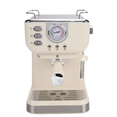 XUMIUZIY de 1050 W con Varilla de, Profesional Semiautomática de 20 Bar, Temperatura Controlada de 92 °C para Oficina en Casa