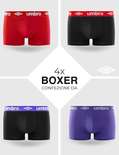 Umbro UMB/1/BCX4/CLASS, Boxer Corti Uomo, Class, - Immagine 2
