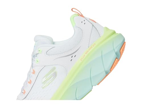 Image of Skechers Womens D'lux Walker 2.0 Neon Sites | Walking Shoes