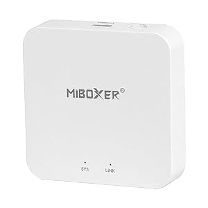 LGIDTECH WL-Box2 Miboxer 2.4GHz Gateway WiFi Hub Bridge for Smartphone APP Control Milight Miboxer LED Lamps,Strip Controller.Compatible with Amazon Echo Alexa & Google Home Assistant Voice Control