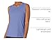 Amazon Essentials Women's Soft Cotton Relaxed-Fit Yoga Tank Top (Available in Plus Size), Light Blue Bleach, Large