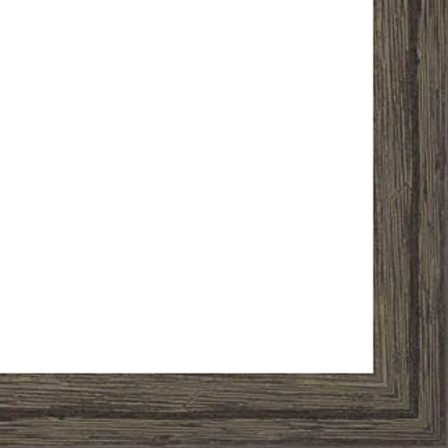 Picture Frame Moulding (Wood) 100ft Bundle - Rustic Wood Finish - 1" Width - 3/8" Rabbet Depth