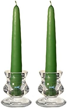 Pack of 5, 8" Scented Taper Candles Bayberry for Weddings, Home & Event Decoration, Relaxation, Made in US