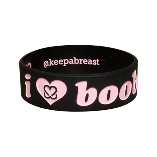 Keep A Breast i love boobies! Emo Vibes Classic Bracelet