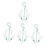 KOMBIUDA Ganchos Para Zapatos 4 Piezas Estante Colgante Accesorios Para Zapatos Perchero Estante Móvil