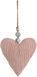 Velvet Hanging Heart - Pink, Home decorative, Living room, Bedroom room, Garden, eye-catching design, Best for Gift