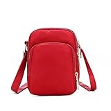 ✿ De Moda y Práctico：Bolsos Mujer Bandolera Pequeño para Mujeres cruzado Diseño de moda simple. Puede combinar cualquier ropa informal, retro y refrescante, convirtiéndola en una de las bolsas de teléfono más elegantes y modernas para su uso diario.