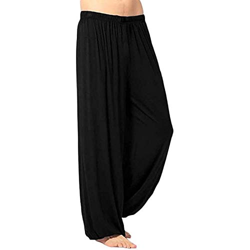 GHJUH Unisexe Tai Chi Pantalones Yoga Pantalones Largos Pantalones de Baile Casual Suelto Transpirable Tai Chi Artes Marciales Pantalones Práctica Pantalones Deportivos Cover