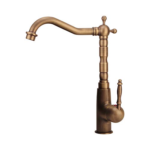 Robinet de lavabo de salle de bain en cuivre pour créer une ambiance spa chaleureuse