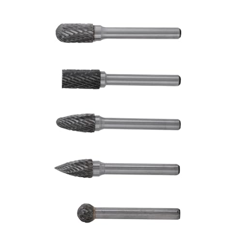 Juego de fresas de carburo SUNGOOYUE 5 piezas 6mm vástago miniatura 7