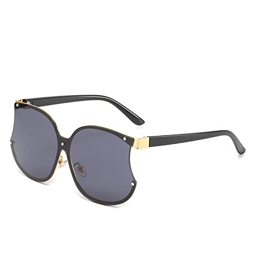 Lunettes de soleil rondes au style irrégulier tendance pour femme originale