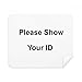 PleaseÂ ShowÂ YourÂ IDÂ Black Symbol Cleaning Cloth Screen Cleaner 2pcs Suede Fabric