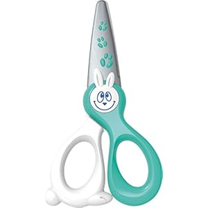 Maped – Veiligheidsschaar, kinderschaar, knutselschaar KIDI CUT 12 cm – turquoise
