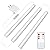 Maylit Under Cabinet Lights Plug in, 3 Pcs 12 Inch Ultra Thin Under Cabinet Lighting, Super Bright Daylight White Under Counter Lights for Kitchen, Dimmable Light for Cabinet, Counter, Workbench, Desk