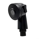 Alcachofa de ducha para peluquería con función ajustable de 2 velocidades y botón de interruptor lateral