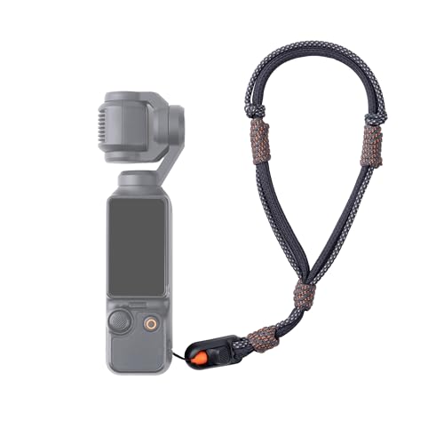 Cordón de muñeca con liberación rápida PGYTECH para cámara DJI Osmo Pocket 3 y funda de poliéster