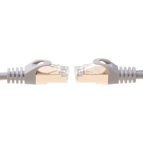 Image of Cables Direct Online 75FT S /FTP Cat7 Copper Network Ethernet Patch Cable, Internet Wire, Compatible with PC, Laptop, Modem, Router, TVs, Printer Cord, Consoles for Home and Office (75ft, Gray)