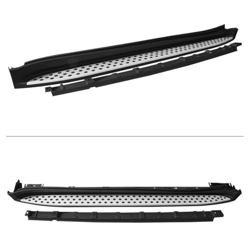 Estribos laterales para Benz GL 2008-2012 negro y plata miniatura 4