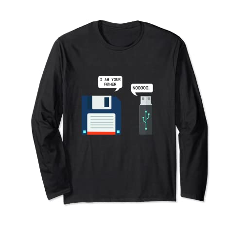 USB Flash Drive Floppy Disk USB I'm Your Father Stick Camiseta Manga Larga