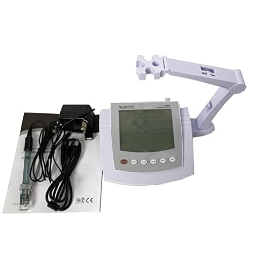 Benchtop PH Meter MV Tester Detector Meter Tempersture Meter with PH Range -2.000 to 20.000pH Resolution 0.001 0.01 0.1pH Selectable