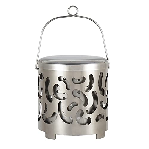 Retena Mini Heating Cover, Outdoor Stainless Steel Stove Hood, Portable Camping Heater In Autumn And Winter, Multi Functional Heating Hood For Gas Furnace Use Accessories(Dia.10 Cm) (Size : One Size) #TOP20
