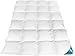 Produktbild Sandaro Home Daunendecke 135x200 cm Ganzjahresdecke Daunen Decke Daunen Steppdecke Gänsedaunen NEU 100% Naturprodukt, Öko-Tex Zertifiziert - 1400 Gramm Füllung