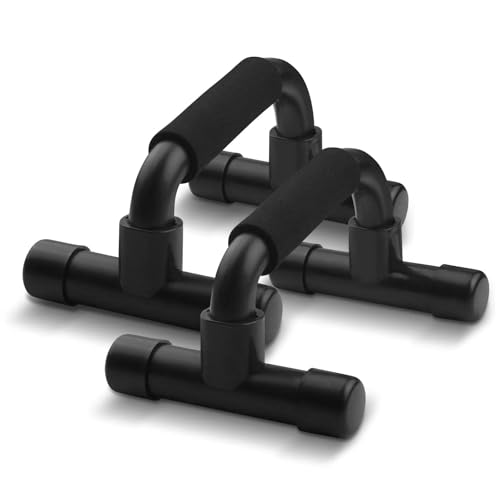 Poignées De Pompes Pour La Musculation - Équipement De Fitness À Domicile, Poignées De Pompes Avec Poignées En Mousse Rembourrées, Construction Antidérapante Et Stable