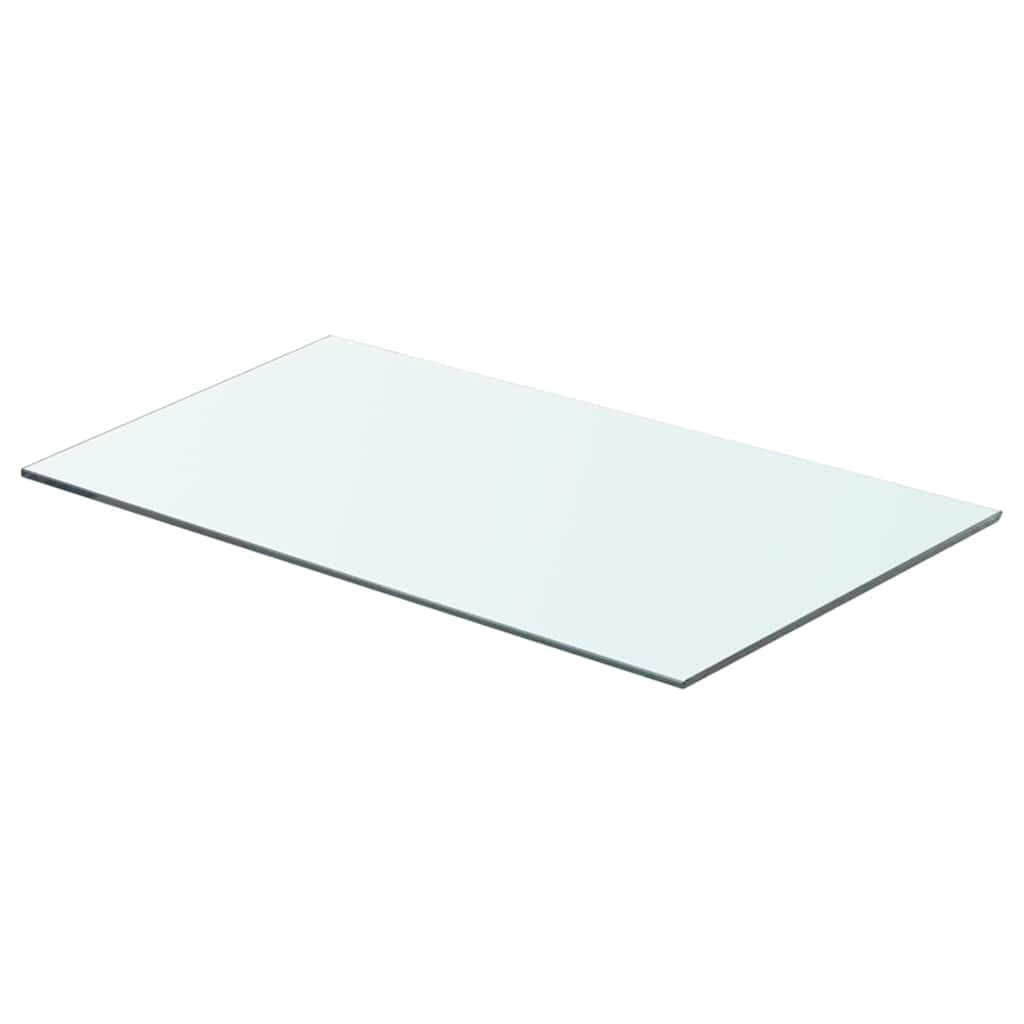 Ripiani in vetro temperato trasparente 2 pezzi pannello 60 x 30 cm per parete moderna espositore bancone resistente carico 15 kg facile pulizia durevole vetri