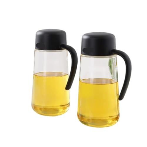 Aceitera Antigoteo Dispensador De Aceite Olla De Aceite De Salsa De Soja De Apertura Automática, Suministros De Cocina, Botella De Aceite A Prueba De Fugas For El Hogar, Juego De 2 Piezas Vinagrera Bo