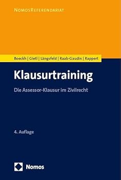 Paperback Klausurtraining: Die Assessor-Klausur Im Zivilrecht [German] Book
