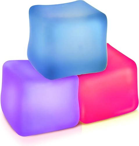 Fidget Toys Stress Cube: Squishy Fidget Toys for Kids Adults, High Density Gel Filled Squeeze Toys, Fidgets for Classroom, Gift Christmas Ideal for Stocking Stuffers for Kids