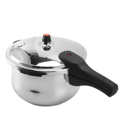 Generic Cocina de Presión de Presión, Olla a de Acero Inoxidable para el Hogar, Seguro Multifuncional, Explosión -resistente con Válvula de Límite de para Hob (Los 24cm)