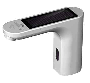 DOLPHY Automatic Solar Operated Sensor Tap (Standard Size, Silver)