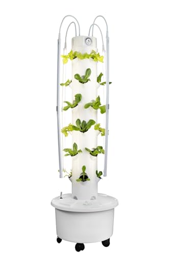 GX Hydroponic Tower with LED Grow Lights