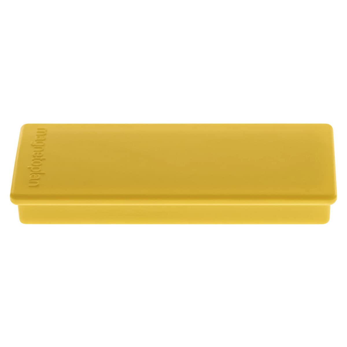 magnetoplan 1665102 Rectangular Magnet, Yellow, Klein