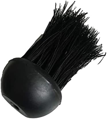 2pcs fireplace Brush Replacement Round Companion Set Hearth fireplace Brush Head Refills
