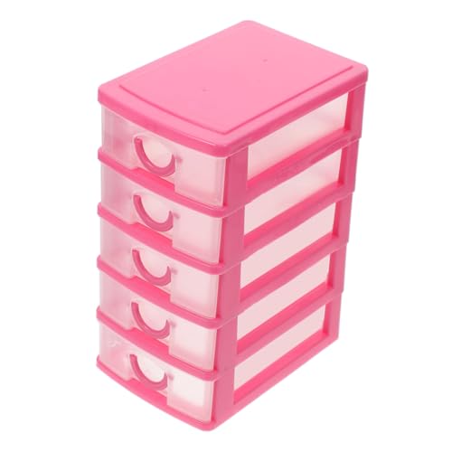 EXCEART Organisateur de Bureau à Trois Tiroirs en Plastique pour Accessoires de Commode Petit Tiroir de Rangement pour Comptoir