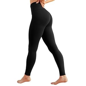 QUEENIEKE Women’s High Waisted Yoga Pants 27″ – Tummy Control Workout Leggings for Running Gym Training